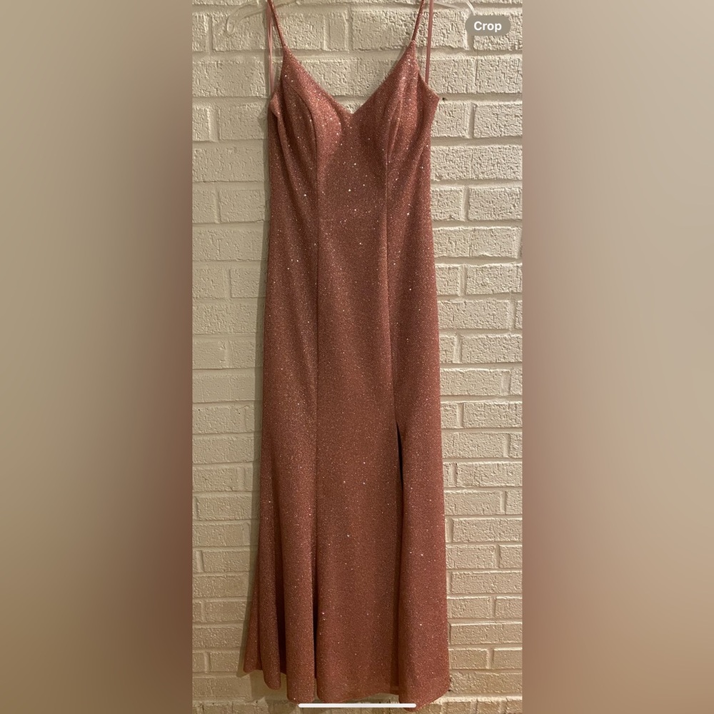 May queen pink prom dress size 4